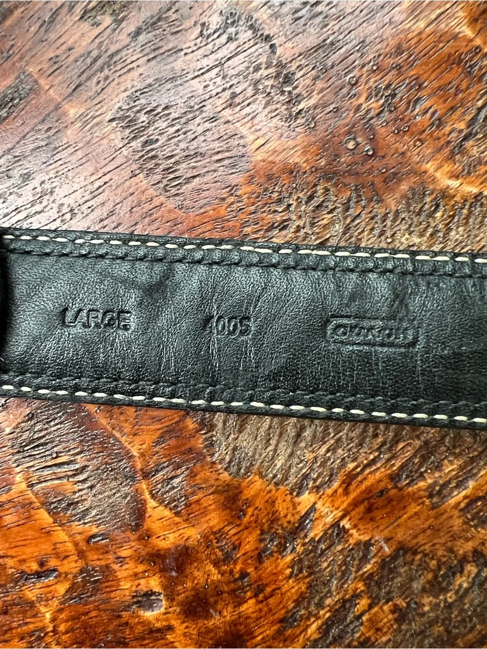 Rare VTG Retired Coach Signature C Leather Dog Leash